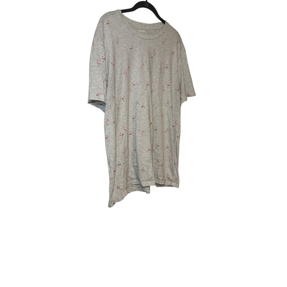 Old Navy Men’s Soft-Washed Printed Crewneck T-Shirt Pink Flamingos Size XL - Picture 2 of 8